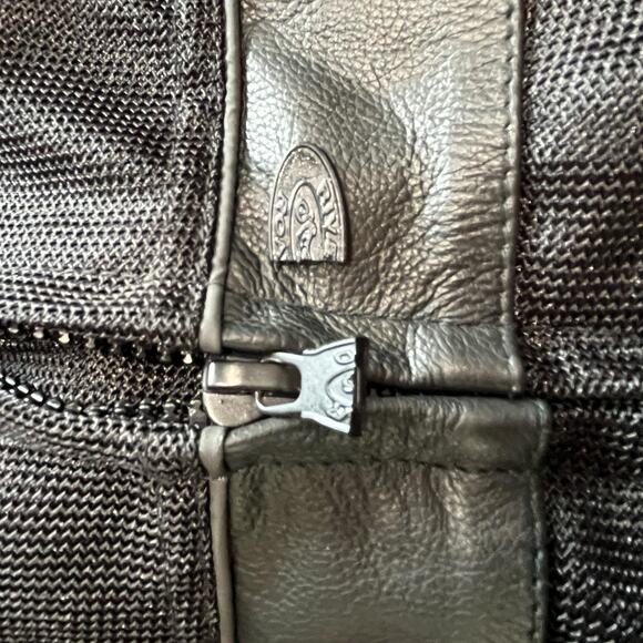 River Road Motorcycle Jacket Men's Size 44 Mesh Ventilated Black Zip Out Liner - Picture 12 of 16